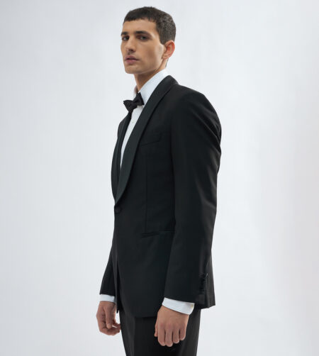 Black Tailored Fit Milano Suit - Image 3