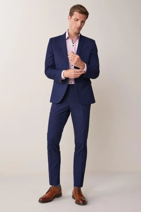 Classic Navy Suit Three/Two Piece Suit - Image 3