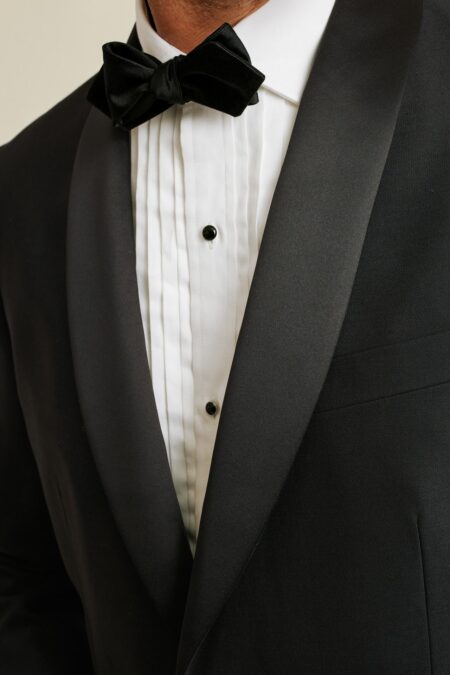Classic Black Tux with Shawl Lapel 3 piece - Image 3