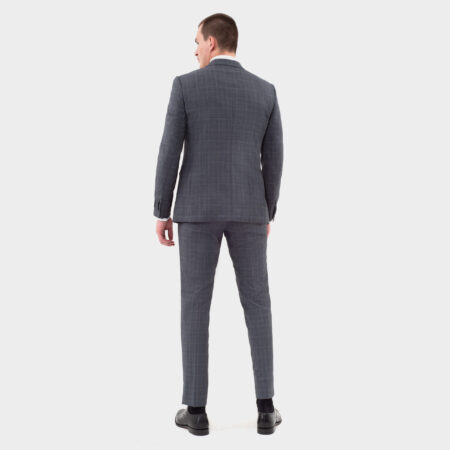 Grey Checks Formal Suit - Image 2