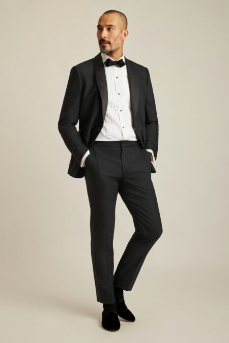Classic Black Tux with Shawl Lapel 3 piece - Image 2